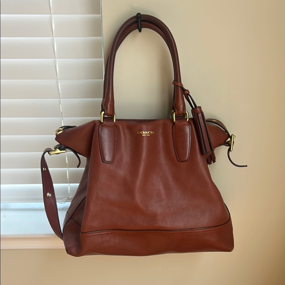 Coach Brown Leather Satchel Bag
